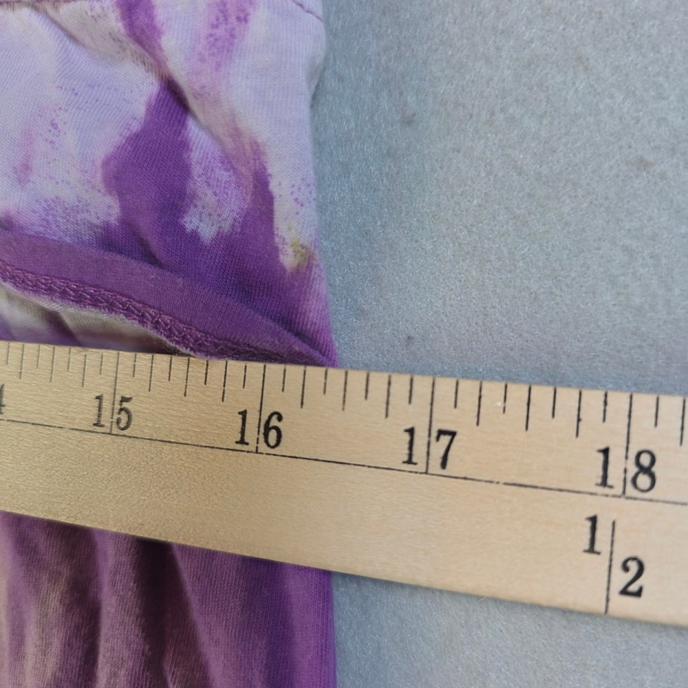 The Childrens Place Girls XL 14 Purple Tie Dye Maxi Dress Ruffle Hem Boho Play - Picture 4 of 6